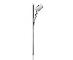 hansgrohe Raindance Select S 150 Brauseset 0,90m, 3 Strahlarten, weiß/chrom