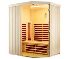 Infraworld TrioSol Unica1 Zirbe Infrarotkabine Infrarotsauna Wärmekabine 390132 Breite 179