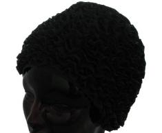 Fashy Damen Badehaube Rüschen, schwarz, 3448