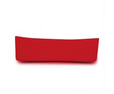 AQUADE Nackenkissen Nackenpolster Badewannenkissen Wannenkissen Kissen Kopfkissen Nackenstütze Kopfpolster Rot 37x12cm