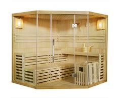 Artsauna Traditionelle Saunakabine/Finnische Sauna Espoo 200 x 200 cm 8 kW