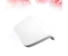 BESPORTBLE Badewannenkissen Adsorptive Pu Platz Home Spa Kopfstütze ungiftig Kissen zur Entlastung Entspannung (weiß)