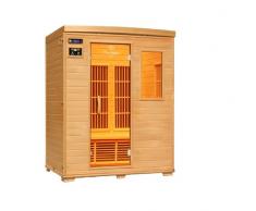 Ivar-3 Topline 3 Personen Infrarotkabine & Infrarotsauna / 1900 Watt / Infrarot Wärmekabine und viele Extras