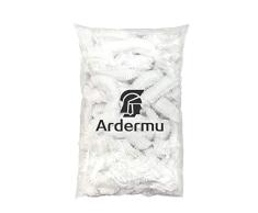 Ardermu Einweg - Duschhauben - Hotelausstattung Duschhaube - Transparente elastische Kunststoff - Badekappe aus Kunststoff für Zuhause, Hotel, Spa, Friseursalon und Reisen - Unisex (100 Stück)