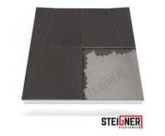 Duschelement MINERAL BASIC Duschboard befliesbar 80x120 cm Duschtasse - 30cm WANDABLAUF LANGSEITE - EPS Bodenelement ebenerdig barrierefreie Duschwanne bodengleich