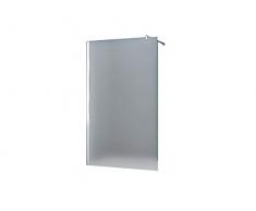 10 mm Duschtrennwand Duschwand Trennwand Duschabtrennung Walk-In Düsseldorf - Milchglas, Frost 120 x 200 cm