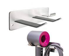 Youda Haartrocknerhalter Kabelhalter Haartrockner Halterung Ohne Bohren, 304 Edelstahl, Matte Finish, Wand Befestigtes Fönhalter-Gestell