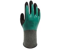 xxccxx Ölbeständig, wasserdicht, Abriebfest, Schutzhandschuhe, Arbeitsschutzgummi, Nitril, Petrochemie, Autowerkstatt, Waschhaube, Smart-XL