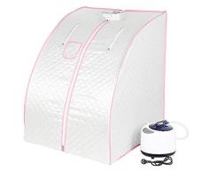 Mobile Mini Dampfsauna Heimsauna Wärmekabine Sitzsauna Saunakabine 99x88x76 cm