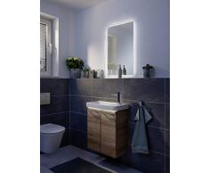 FACKELMANN LED ConturaLight Waschtisch Beleuchtung/Maße: ca. 55 cm breit/indirekte LED-Beleuchtung unter Waschbecken/austauschbares LED-Band fürs Bad/inklusive Bewegungsmelder mit Batterien