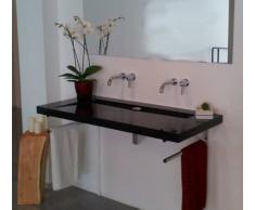 Waschbecken aus Naturstein, Granit, ModelBern Doppelwaschbecken,anthrazit