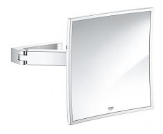 GROHE Selection Cube Bad-Accessoires (Kosmetikspiegel, Material: Glas / Metall) chrom, 40808000