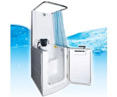 Senioren Dusche Sitzbadewanne Sitzwanne Duschbadewanne mit Tür Pool A110D
