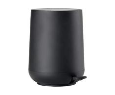 Zone Denmark Nova Mülleimer/Abfalleimer, Kosmetikeimer fürs Bad, 5 Liter, schwarz