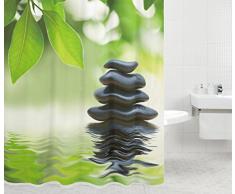Sanilo Duschvorhang, viele schöne Duschvorhänge zur Auswahl, hochwertige Qualität, inkl. 12 Ringe, wasserdicht, Anti-Schimmel-Effekt (180 x 200 cm, Harmony)