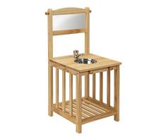 BOMI® Kinderwaschtisch aus Holz︱Kinderwaschbecken mit Spiegel Waschschüssel und Wasseranschluss ︱Waschtisch für Kleinkinder Hygiene︱ Kinder Waschbecken fürs Zähne putzen üben | Wasch Training (Braun)