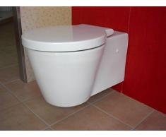 Duravit Wand WC (ohne Deckel) Starck 1 Tiefspüler, weiß wandhängend