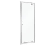 Nischenabtrennung, Nischentür,Schwingtür Duschtür Duschabtrennung 80 cm 6mm Glas