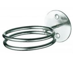 Comair Föhnhalter zum Anschraubenverchromt mit Doppelring Föhnhalter zum Anschraubenverchromt mit Doppelring