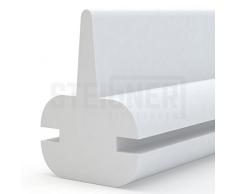Duschdichtung Duschkabinen Dichtung 130cm SDD01 WEISS - Silikon Wasserabweiser Silikondichtung Dusche Dichtprofil Duschabtrennung Schwallschutz Glastürdichtung Duschkabine Glasduschen