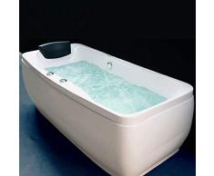 OimexGmbH Design Whirlpool Badewanne mit MassagefunktionGloria exklusiv 172 x 66 x 80 cm