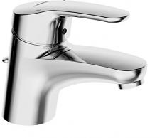 Hansa Waschtisch Einhebelmischer Hansamix mit Garnitur und flexiblem Druckschlauch, verchromt, 01102283