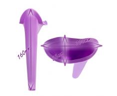 KOBERT GOODS Frauen-Urinal Trichter aus flexiblem Silikon sicheres Pinkeln im Stehen und Hocken Unterwegs mit Wasserdichten Aufbewahrungs-Beutel für Schwangere Damen perfekt bei Outdoor-Aktivitäten