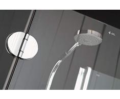 Badewannenaufsatz; Badewannenfaltwand; Badewannenduschwand: Faltwand; 6mm Sicherheitsglas inkl. Beschichtung weiß o. Alufarbe