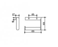 Keuco 14962010000 Plan Toilettenpapierhalter chrom