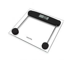 SALTER digitale Personenwaage, elektronische Waage aus gehärtetem Glas, Messung des Körpergewichts metrisch/imperial, leicht lesbares Display, präzise Ablesung in 50g Schritten