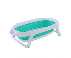 YONGJUN Babydesign Badewanne, Mit Ablaufstöpsel, 0-5 Jahre Alt, Blau