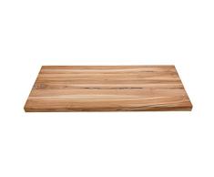 wohnfreuden Teakholz Waschtischplatte für Naturstein Waschbecken ✓ Holz-Platte für Waschbecken ✓ antikes Teakholz ausgetrocknet und geschliffen ✓ Unterbau Gr. L 100 cm