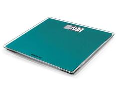 Soehnle Style Sense Compact 200, digitale Personenwaage, Ocean Green, Gewicht bis zu 180 kg in präzisen 100 Gramm Schritten, Waage inkl. Batterien, Körperwaage mit extraflachem Design, grün
