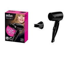 Braun Satin Hair 1 HD 130 Style&Go Haartrockner (Klappbar Reisefön)