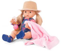 Götz 2018244 Maxy Aquini Cherry Kiss Badepuppe - Puppe mit blonden Haaren, blauen Schlafaugen - 9-teiliges Set - 42 cm Mädchen-Babypuppe