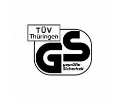 roba Türschutzgitter zum Klemmen, Schutzgitter weiß lackiert mit variabler Breite 62-106 cm, Tür- und Treppengitter für Kinder und Haustiere