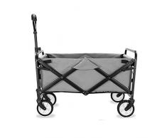 JCX Faltbare Außen Bollerwagen, große Kapazitäts Schubkarre Garten Warenkorb Kinder Nachzieh-Wagon, Strand Barbecue Picknick Einkaufs Heavy Duty Oxford Basket