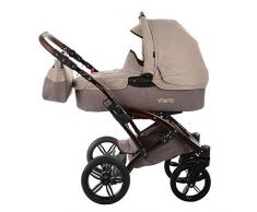 Knorr-Baby 3200-05 Kombikinderwagen Voletto Happy Colour, beige-braun