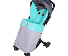 DireeKids Kinderwagendecke 73x73 cm Winddecke Outdoor-Babydecke Wetterfeste Thermo Babydecke für Kinderwagen Buggys Jogger Sportwagen Wasser- und windabweisend,Das ganze Jahr einsetzbar(Cyan)