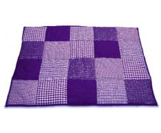 TAFTAN BX -197 100% Baumwolle Karierter Patchwork Krabbeldecke, 100 x 80 cm, in 10 farben verfügbar