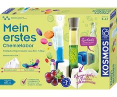 KOSMOS Mein erstes Chemielabor, Einfache Experimente aus dem Alltag, Kristall-Labor und Farb-Labor, Experimentierkasten für Kinder ab 8 Jahre