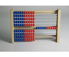 100`er Rechenrahmen blau-rot, Abakus, student`s abacus