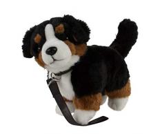 Teddys Rothenburg Kuscheltier Berner Sennenhund mit Leine 23 cm braun/schwarz/weiß stehend Plüschhund
