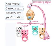 Bosi General Merchandise BabyRasselRegalset, sensorisches Kinderspielzeug, rotierende SpieluhrBettglocke für Babybetten, Neugeborene Babyspielzeuge bebés