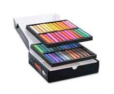 Artina 48er Pastellkreide Set Pasteo - Softpastellfarben in Studio Qualität als feine Kreide Stifte Softpastellkreide Weichpastell für die Kunst