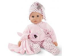 Götz 1661045 Cookie Ladies & Spots Puppe - 48 cm große Babypuppe mit blauen Schlafaugen, ohne Haare, einem Weichkörper - 6-teiliges Set