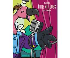 Malbuch Tiere mit Jobs für Kinder