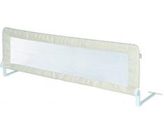 roba Bettschutzgitter Klipp-Klapp, klappbares Bettgitter für Babys & Kinder, Rausfallschutz 135 cm, beige