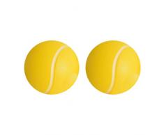 Artibetter Stressball Handgriff Krafttrainer für Erwachsene & Kinder Fingermuskelwiderstand Übungsquetscher für Stressabbau 2Stk. (Gelb)