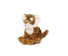 WWF WWF00606 Plüsch Tiger, realistisch gestaltetes Plüschtier, ca. 23 cm groß und wunderbar weich